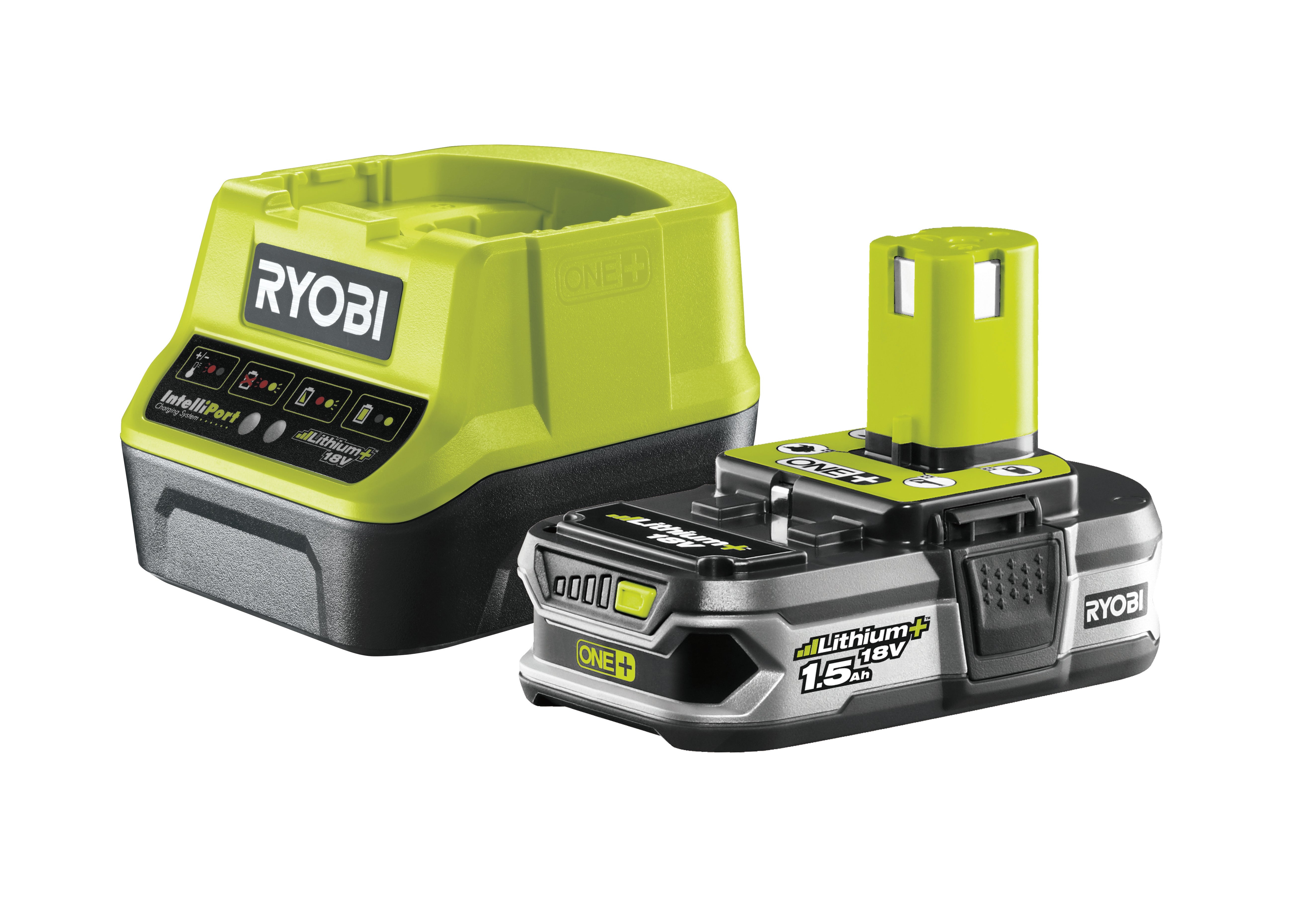 Ryobi RC18120-115  Lot chargeur 1 h 1 batterie 18 V 1,5 Ah